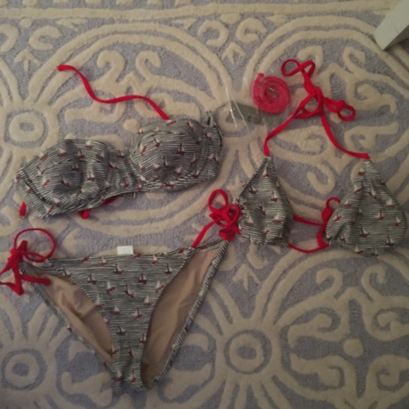 J.Crew stripe sailboat bikini - Picture 2 of 4